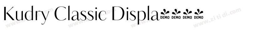 Kudry Classic Displa字体转换 Kudry Classic Displa字体转换